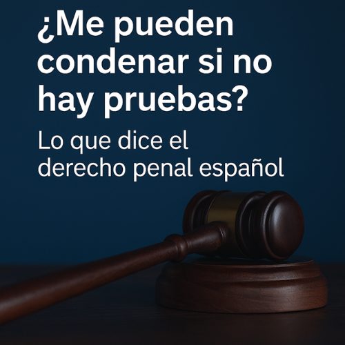 condenar sin pruebas pruebas juridicas